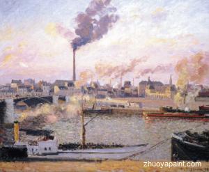 Saint Sever, Rouen, Morning, Five O&acute;Clock