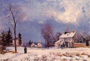 The Road from Versalles to Saint-Germain at Louveciennes