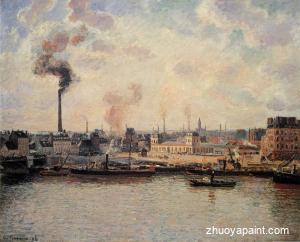 The Saint-Sever Quay, Rouen