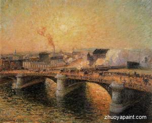 The Pont Boieldieu, Rouen-Sunset