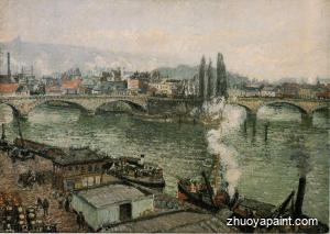 The Pont Corneille , Rouen-Grey Weather