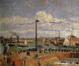 The Pilot&acute;s Jetty, Le Havre - High Tide, Afternoon Sun