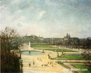 The Tuileries Gardens, Afternoon, Sun