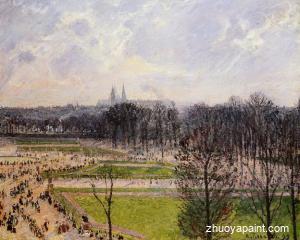 The Tuileries Gardens- Winter Afternoon