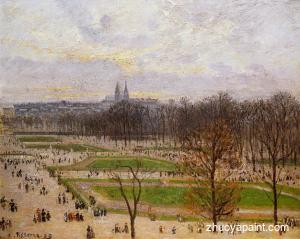 The Tuilleries Gardens-Winter Afternoon