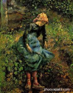 The Shepherdess (also known as Young Peasant Girl with Stick