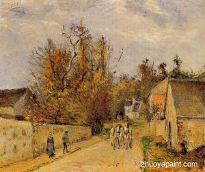 The Stage on the Road from Ennery to l&acute;Hermigate, Pontoise