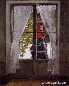 The Red Kerchief, Portrait of Madame Monet