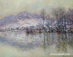 The Seine at Port Villez, Snow Effect