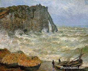 Etretat, Rough Sea