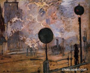 Exterior of Saint-Lazare Station