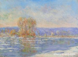 Floating Ice near Bennecourt