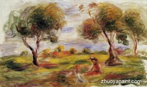 Landscape with Figures at Cagnes