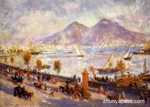 Mount Vesuvius in the Morning