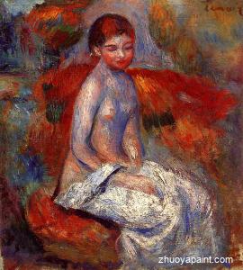 Nude Seated in a Landscape