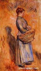 Peasant Woman Standing in a Landscape