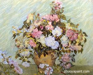 Still Life-Vase with Roses