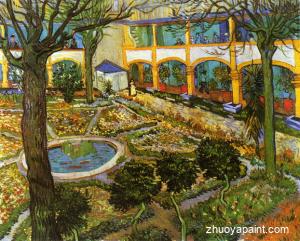 The Courtyard of the Hospital at Arles