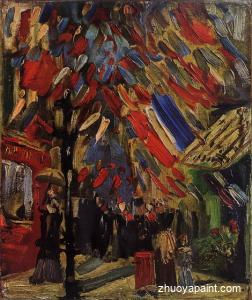 The Fourteenth of July Celebration in Paris