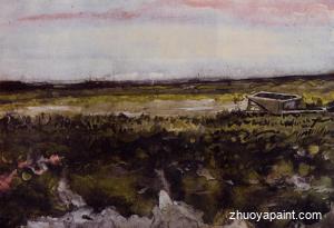 The Heath with a Wheelbarrow