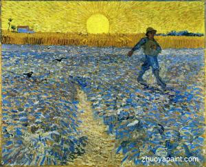 The Sower (also known as Sower with Setting Sun)