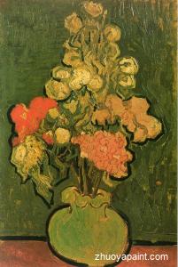 Vase with Rose-Mallows