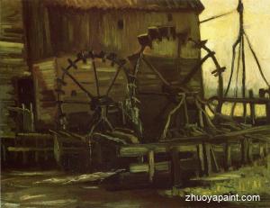 Water Wheels of Mill at Gennep