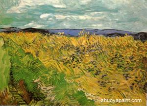 Wheat Field with Cornflowers