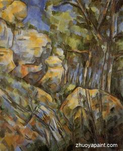 Rocks near the Caves above the Chateau Noir