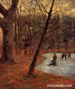 Skaters in Fredericksberg Park