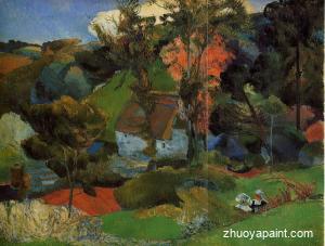 The Aven Running through Pont-Aven