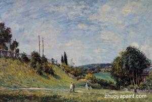 Railroad Embankment at Sevres