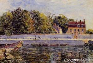 Saint-Mammes - House on the Canal du Loing