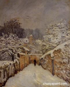 Snow at Louveciennes