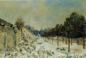 Snow at Marly-le-Roi