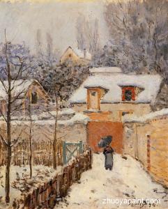 Snow at Louveciennes