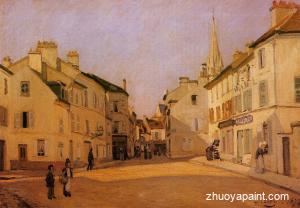 Square in Argenteuil (also known as Rue de la Chaussee)