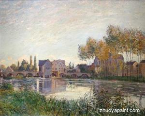 Sunset at Moret