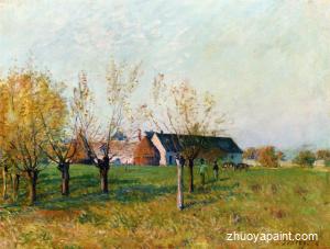 The Farm at Trou d&acute;Enfer, Autumn Morning