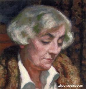 Portrait of Maria van Rysselberghe