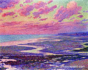 The Beach at Ambleteuse at Low Tide