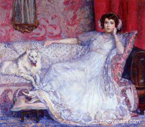 The Woman in White (also known as Portrait of Madame Helene 