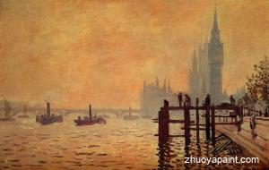 The Thames below Westminster