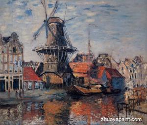 The Windmill on the Onbekende Canal, Amsterdam