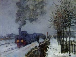 Train in the Snow, the Locomotive