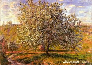 Tree in Flower near Vetheuil