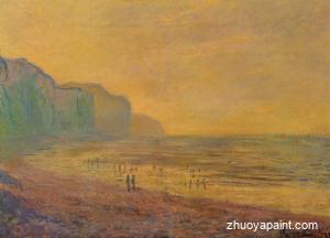 Low Tide at Pourville, Misty Weather