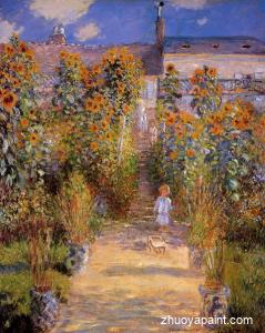 Monet&acute;s Garden at Vetheuil