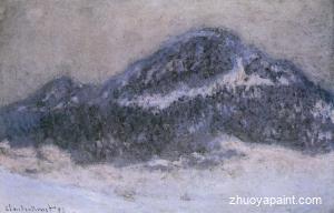Mount Kolsaas in Misty Weather