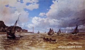 Mouth of the Seine at Honfleur